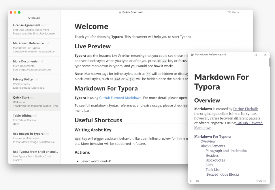 Markdown编辑器Typora的最后一个可用版本