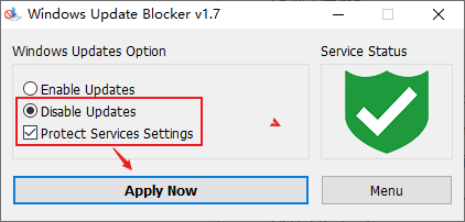 Windows 屏蔽更新工具 Windows Update Blocker